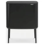 brabantia Bo Touch Bin 31 60 67 kontejner za limenke 33 l čelik (D x Š x V) 312 x 540 x 680 mm crna 1 St.