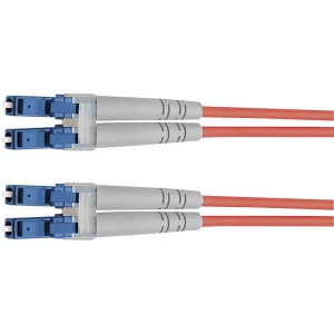 Staklena vlakna Svjetlovodi Priključni kabel [1x Muški konektor LC - 1x Muški konektor LC] 50/125 µ Multimode OM4 10 m Tel slika