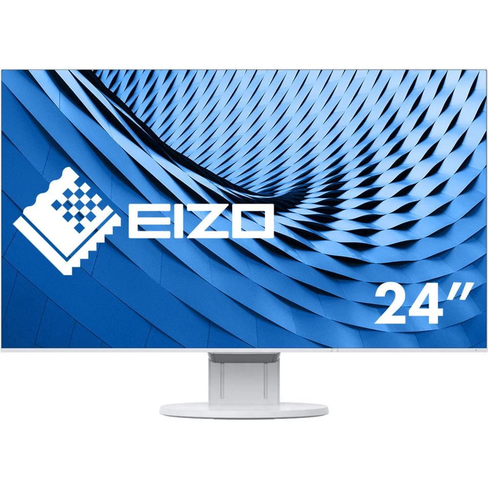LCD zaslon 60.5 cm (23.8 ") EIZO EV2451-WT blanc ATT.CALC.EEK A++ (A++ - E) 1920 x 1080 piksel Full HD 5 ms DisplayPort, DVI, HD slika