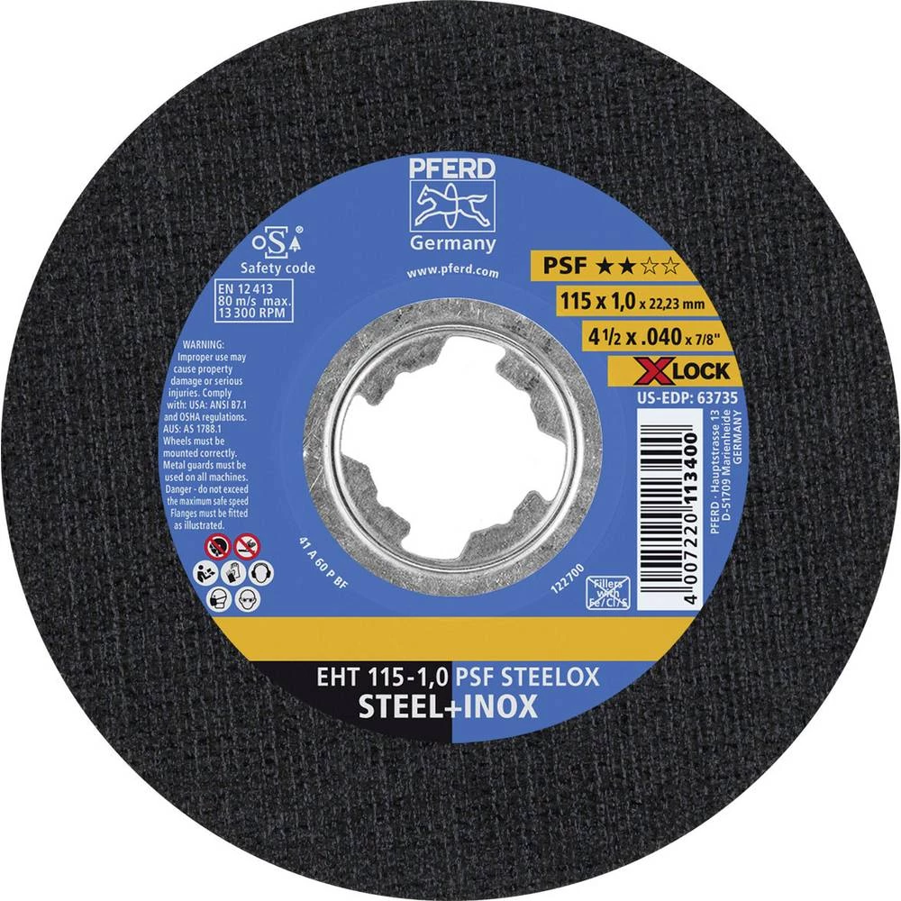 Rezna ploča ravna 115 mm Pferd 61730101 25 ST slika