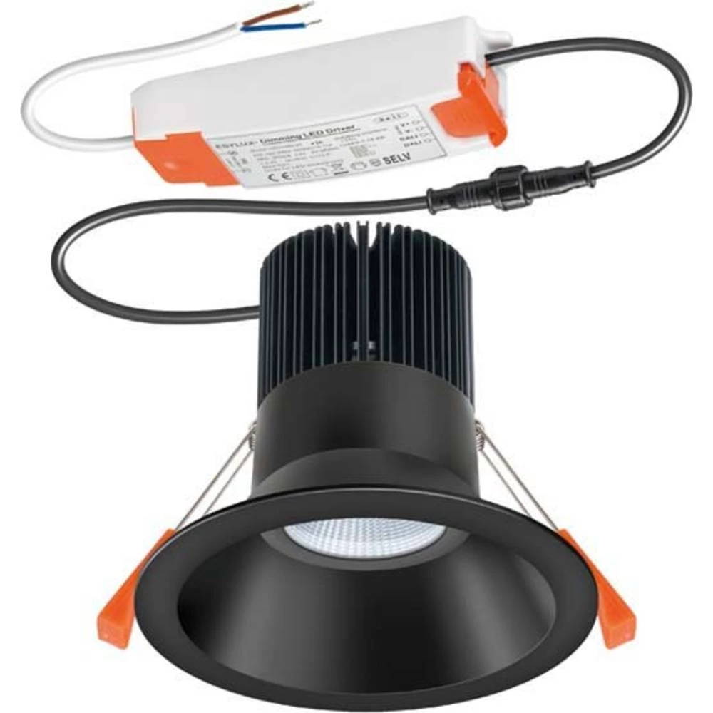 ESYLUX IDLSTI28 #EO10304293 EO10304293 LED stropna svjetiljka ATT.CALC.EEK: LED Bijela Crna slika