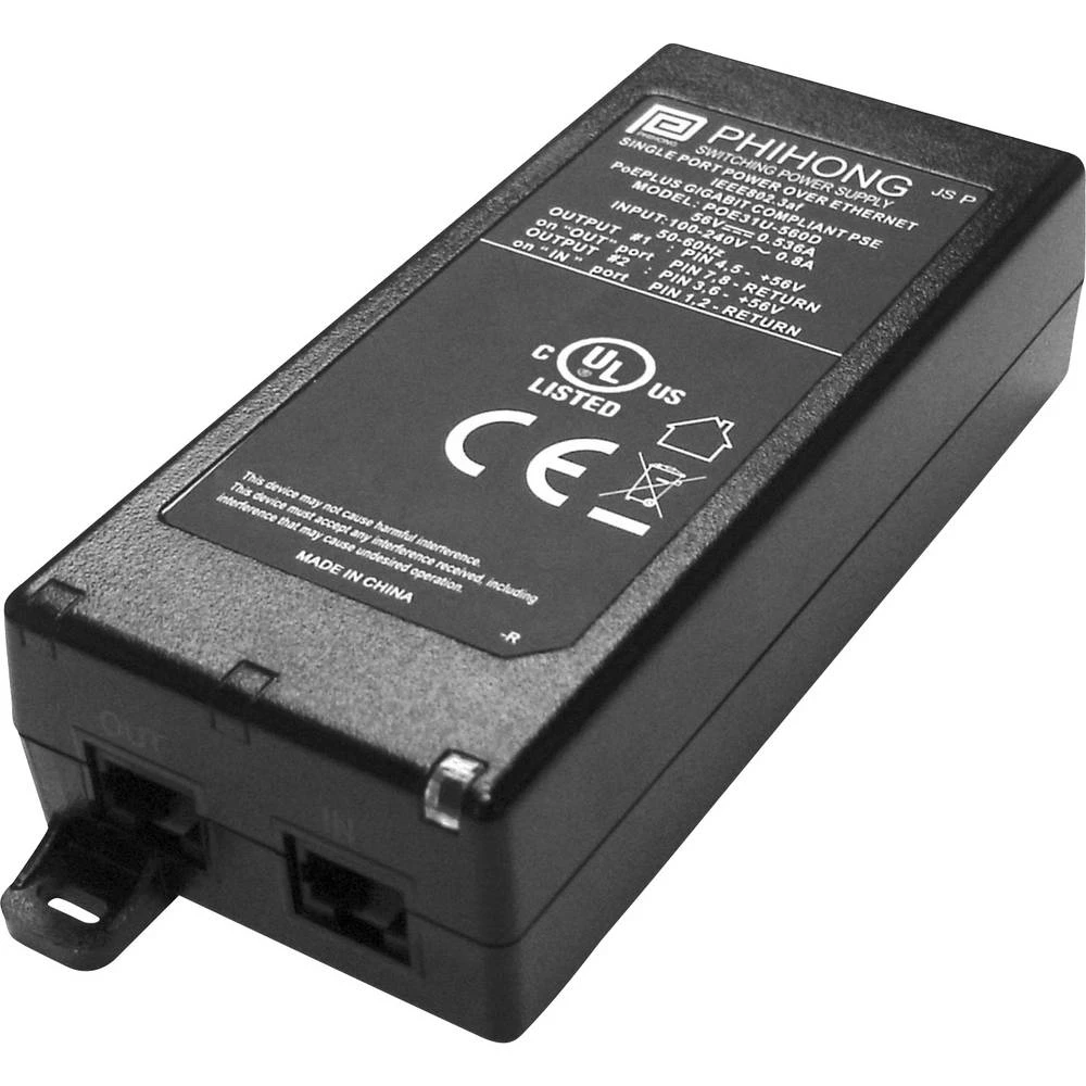 PoE injektor IEEE 802.3bt Phihong POE60U-1BT slika
