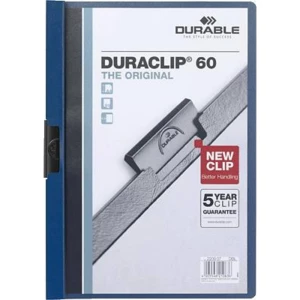 Durable uredski materijal DURACLIP 60 - 2209 220907 din a4 tamnoplava slika