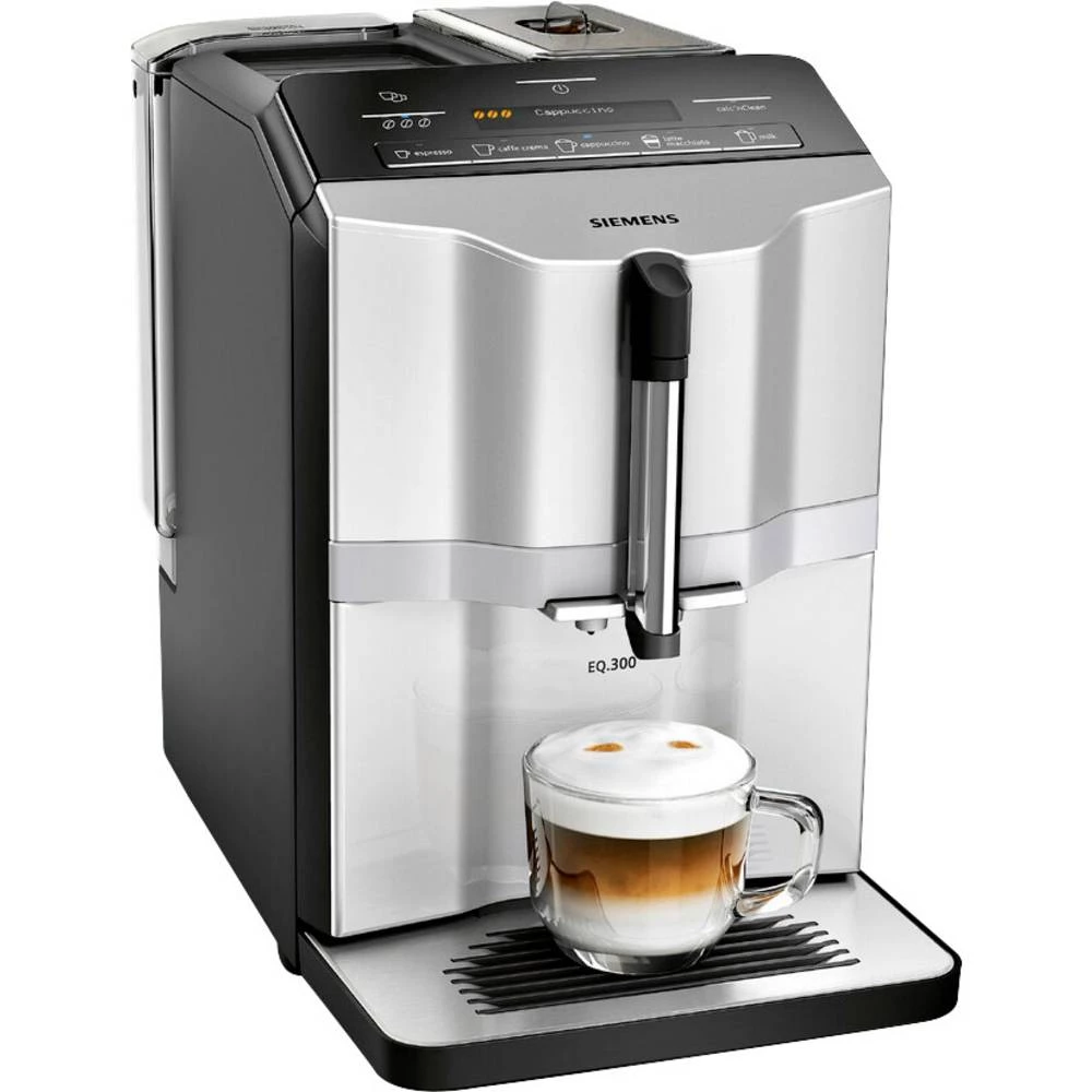 Siemens TI353501DE aparat za kavu automatski srebrna, crna slika