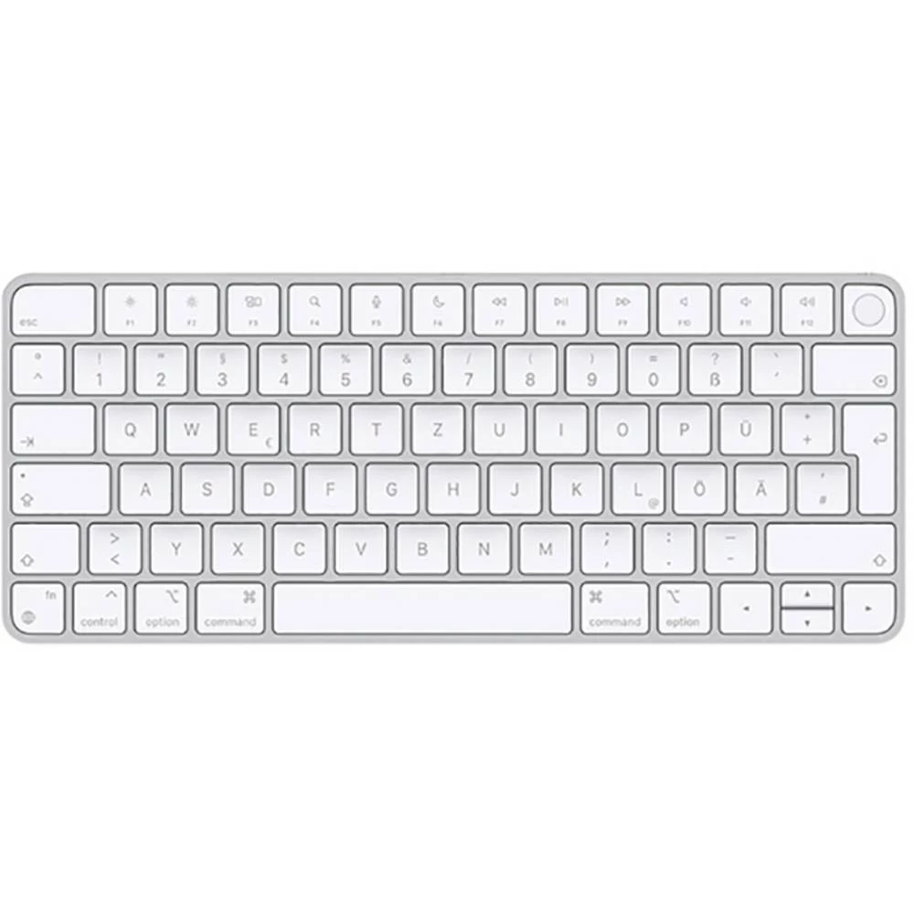 Apple Magic Keyboard mit Touch ID Bluetooth® tipkovnica bijela ponovo punjiv slika