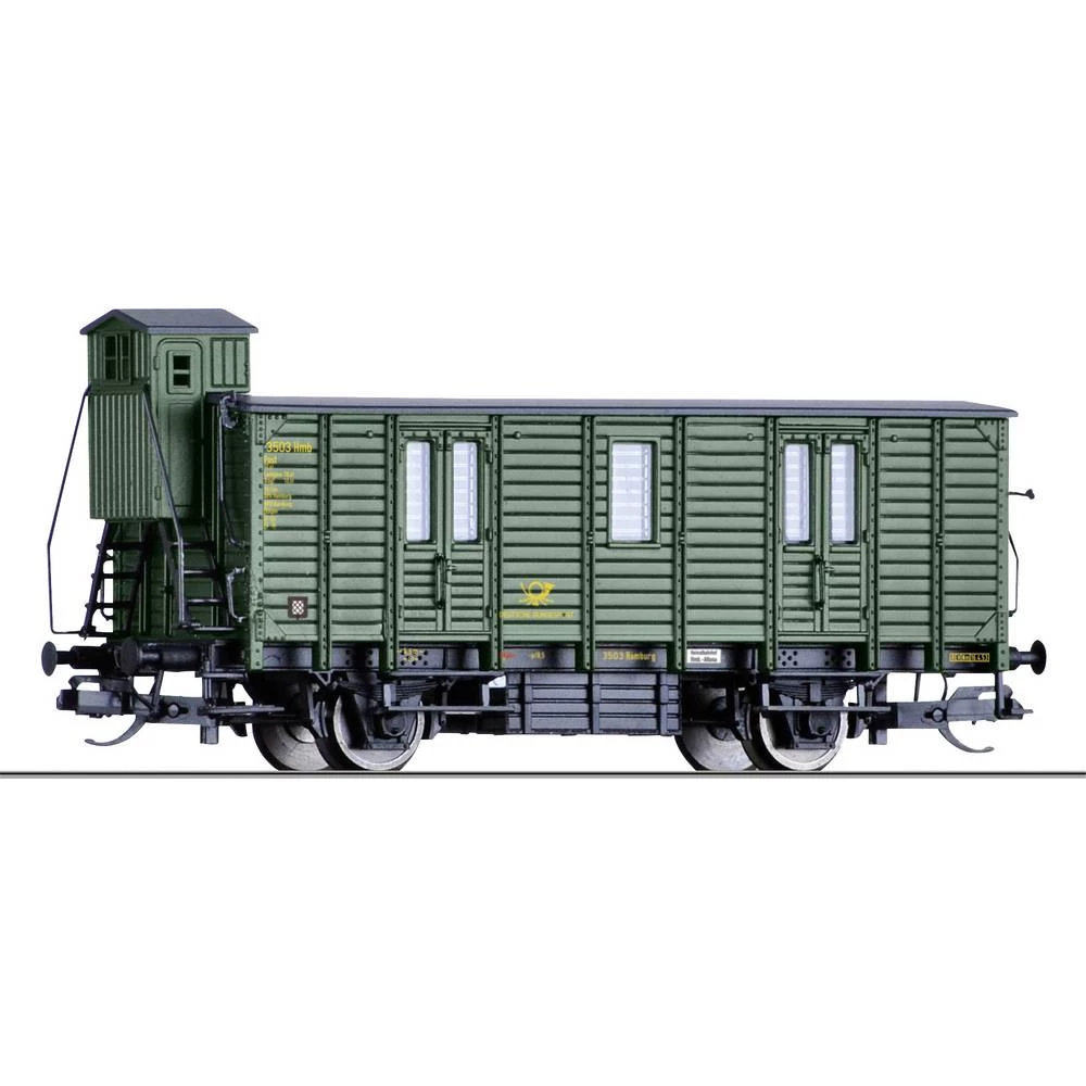 Tillig TT 17342 Željeznički automobil TT Deutsche Post Post slika