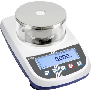 Kern PLJ 1200-3A precizna vaga Opseg mjerenja (kg) 1.2 kg Mogućnost očitanja 0.001 g strujni pogon, pogon na punjivu bat slika