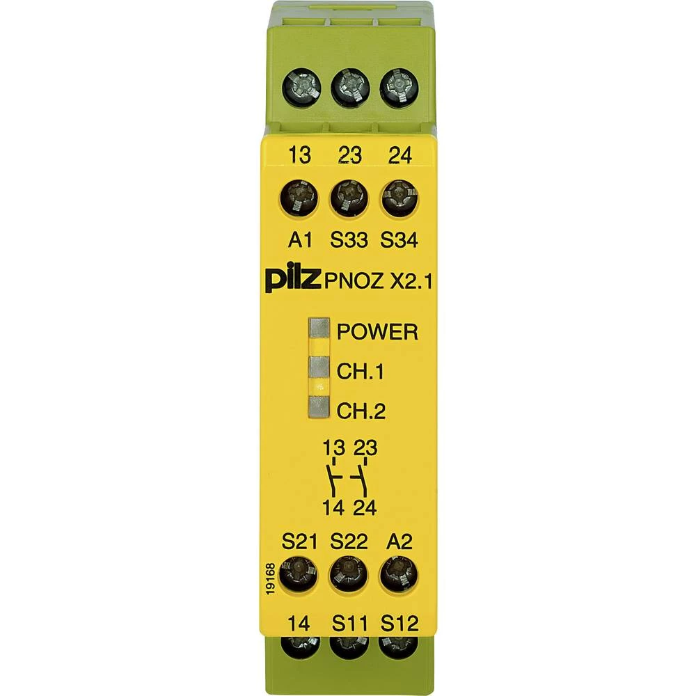 Sigurnosni relej PNOZ X2.1 24VAC/DC 2n/o PILZ 2 zatvarač (Š x V x d) 22.5 x 87 x 121 mm 1 ST slika