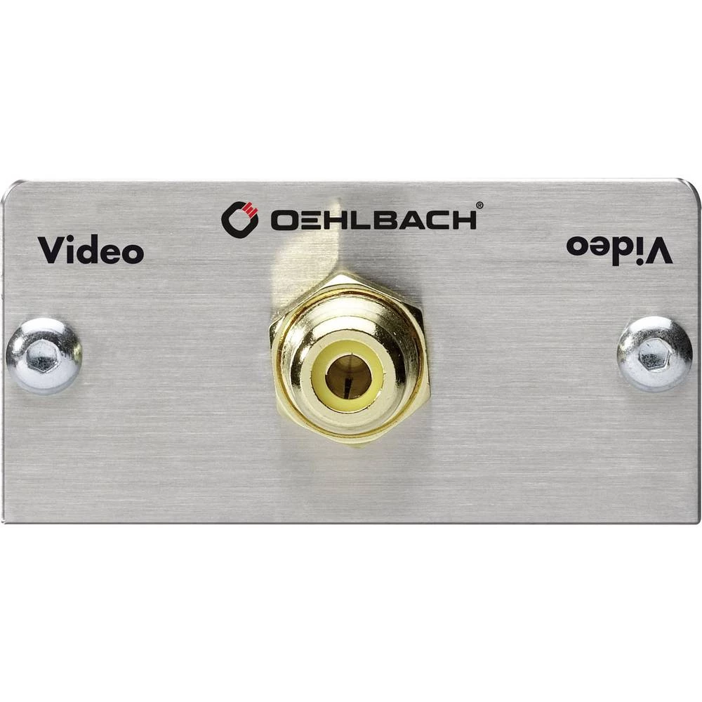 Oehlbach Cinch-Digital Adapter [1x Ženski cinch konektor - 1x Konektor za lemljenje] Aluminij boja, Zlatna pozlaćeni kontakti slika