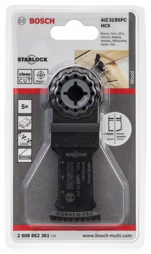 List ubodne pile Bosch Accessories AIZ 32 BSPC 2608662361 5 ST slika