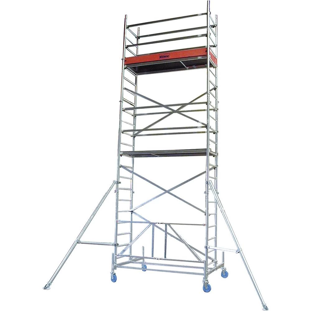 Sinterbronze (value.2976892) Skela Sklopiva, Mobilna Radna visina (maks.): 8.80 m Krause ProTec XS 920065 Srebrna 176 kg slika