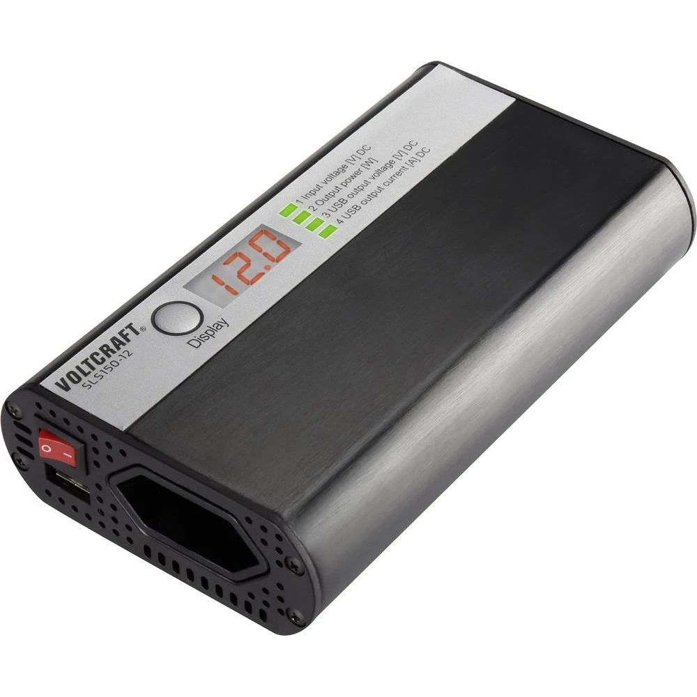 Izmjenjivač VOLTCRAFT SLS-150-12 150 W 12 V/DC 11 - 15 V/DC utikač za cigaretni slika