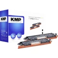 KMP Tonerji, komplet od 2 komada Zamijena HP 126A, CE310A Kompatibilan Crn 2400 Stranica H-T148D slika