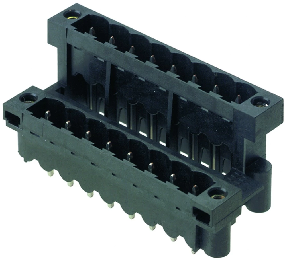 Utični konektor za tiskanu pločicu SLDV-THR 5.08/34/180FLF 3.2SN BK BX Weidmüller sadržaj: 10 komada slika