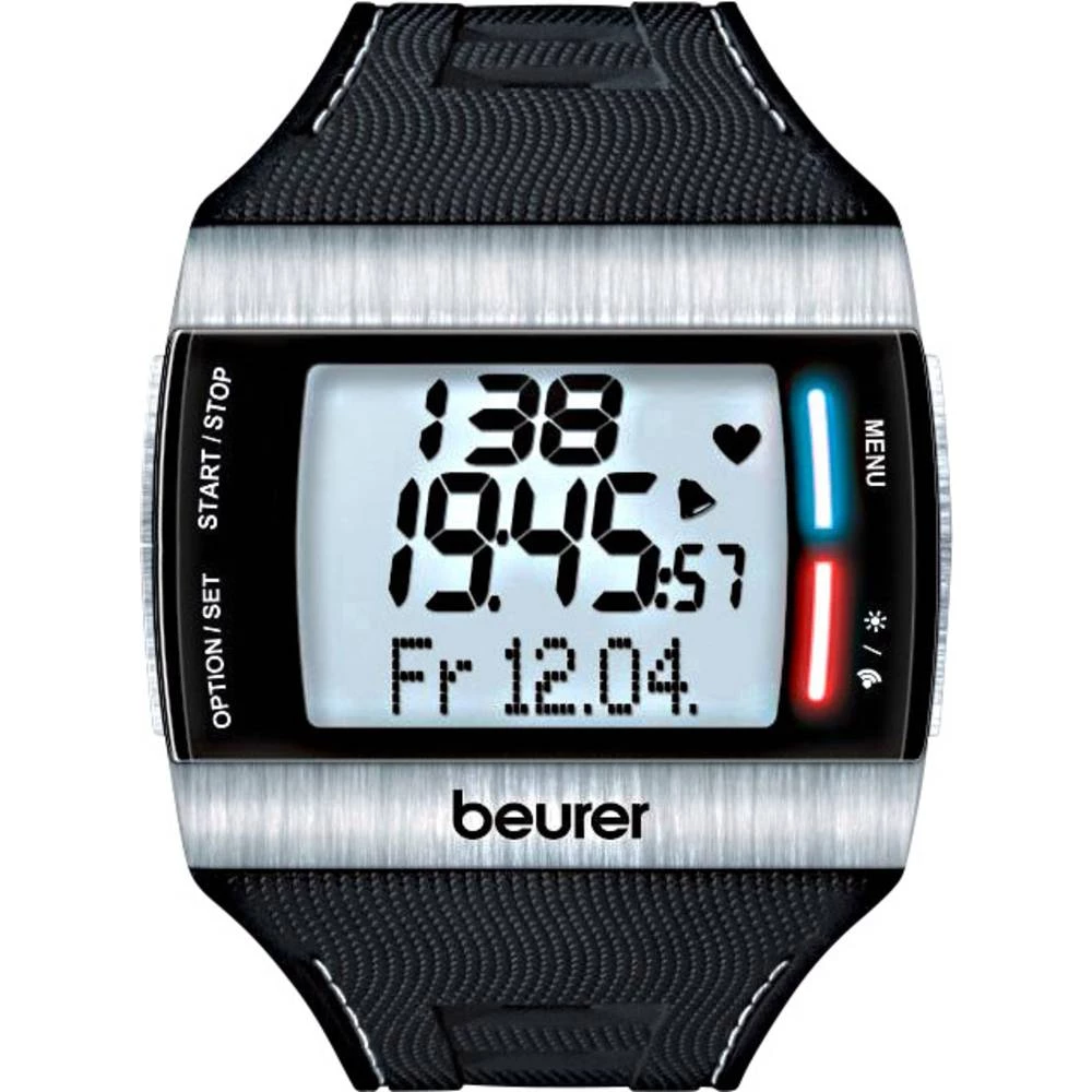 Beurer PM 62 Ručni sat sa pulsmetrom i pojasom Crna slika