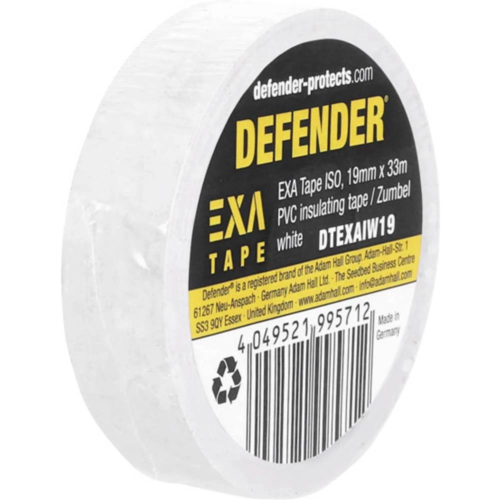 DEFENDER by Adam Hall EXA Tape DTEXAIW19 izolacijska traka bijela (D x Š) 33 m x 19 mm 1 kom. slika