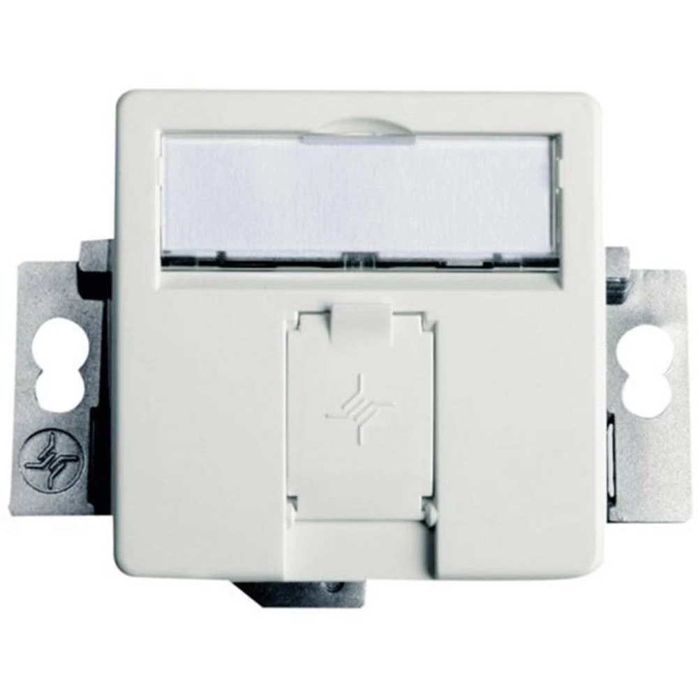 Mrežna utičnica Zidni kabelski kanal, Podžbukna Neopremljeno 1 ulaz Telegärtner Alpsko-bijela boja slika