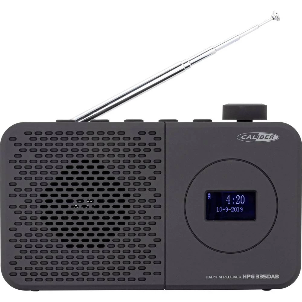 Caliber Audio Technology HPG335DAB prijenosni radio ukw, DAB+ (1012) ukw, DAB+ crna slika