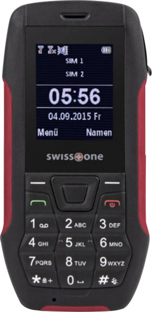 swisstone SX 567 Vanjski mobilni telefon Crvena, IP-56 slika