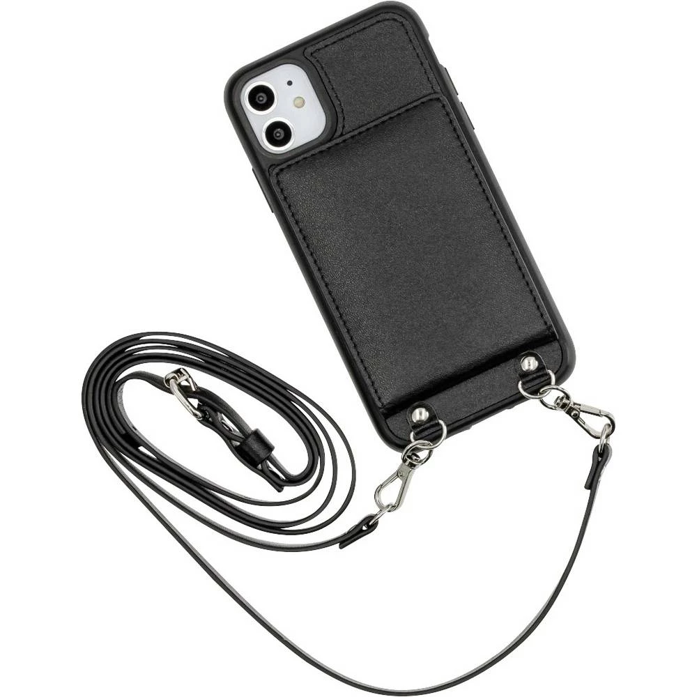 Hama Cross-Body "Mirror" stražnji poklopac za mobilni telefon Apple crna slika