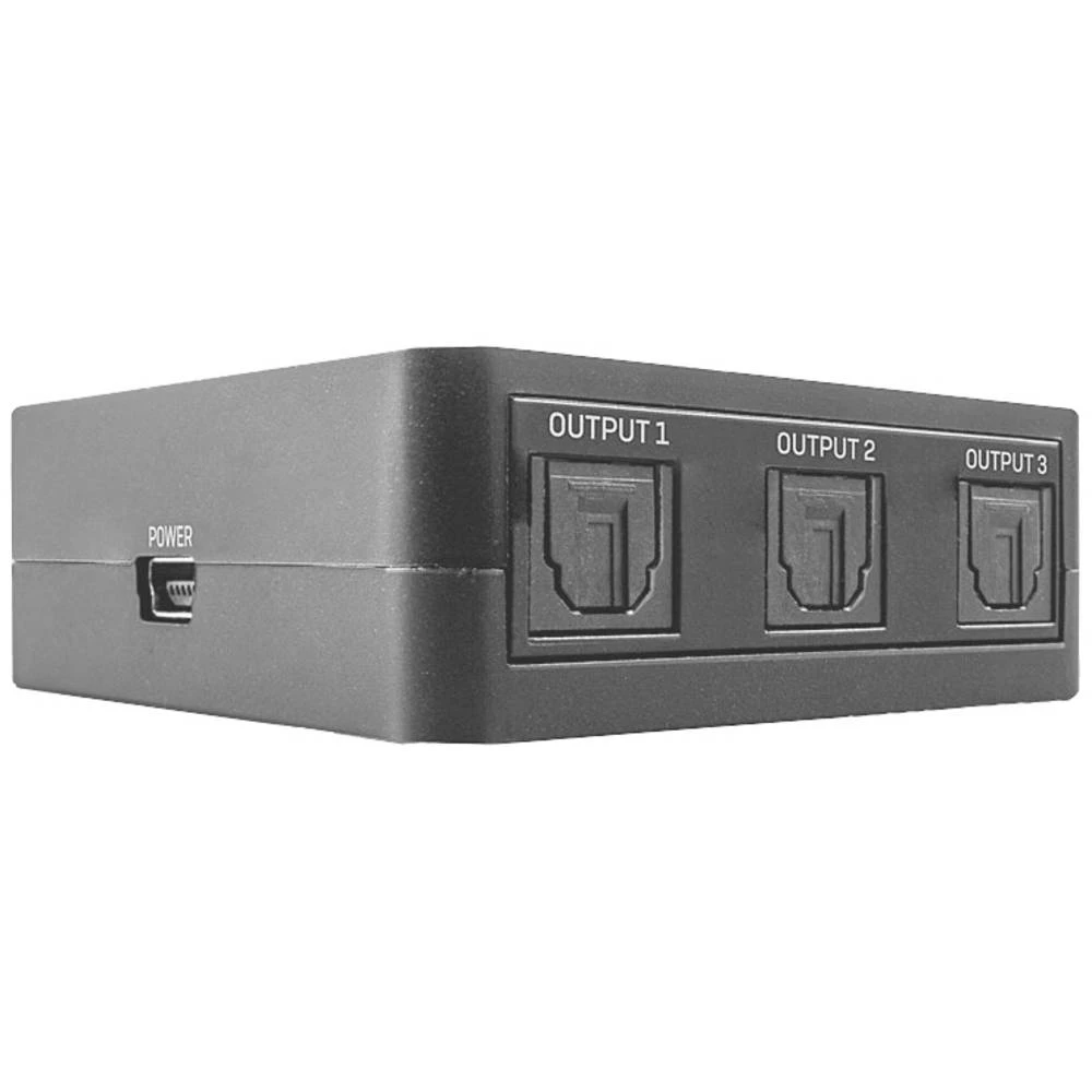 LINDY 70481 5 ulaza Toslink razdjelnik   crna slika