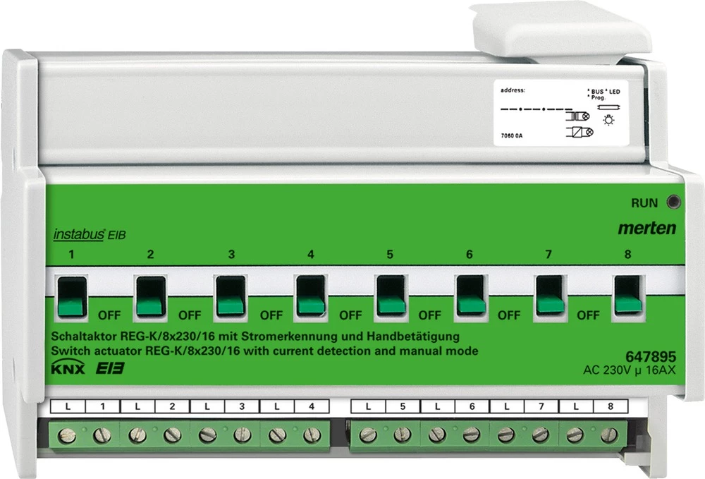 Merten Merten KNX Systeme 647895 Aktuator prebacivanja 647895 slika