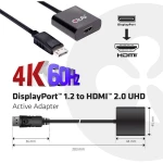DisplayPort Adapter [1x Muški konektor DisplayPort - 1x Ženski konektor HDMI] Crna club3D