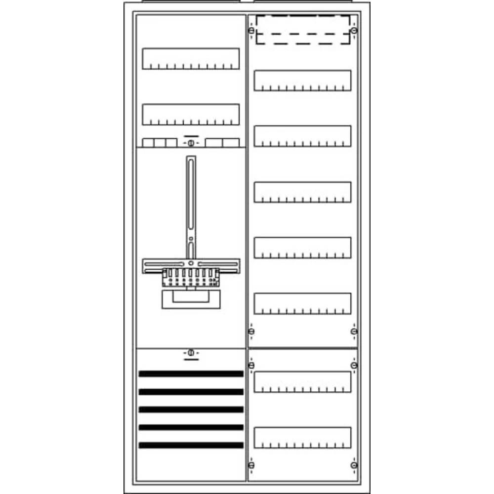 Striebel & John 2CPX035829R9999 KS256 ormar za brojilo   Broj redova = 2 slika