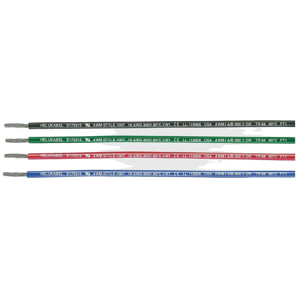 HELU 62305-305 pojedinačna žica UL-CSA 1 x 0.823 mm² bijela 305 m slika