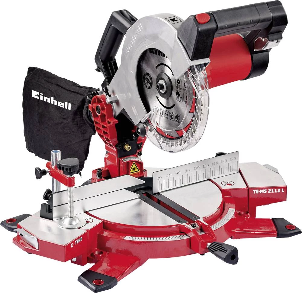 Einhell preklopna pila i pila za kutni rez TE-MS 2112 L 4300840 1400 W 210 x 30 mm slika
