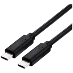 Value USB-C kabel USB 4.0 USB-C® utikač 0.50 m crna sa zaštitom 11999091