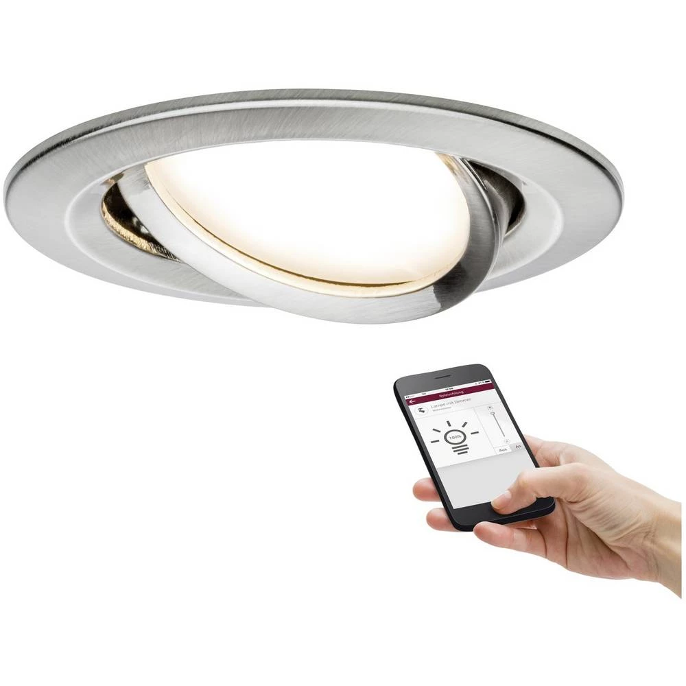 Paulmann 92958 LED ugradna svjetiljka 6 W toplo bijela željezna slika