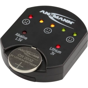 Ansmann Ispitivač baterija Button cell Mjerno područje (Ispitivač baterija) 1,5 V, 3 V Baterija 1900-0035 slika
