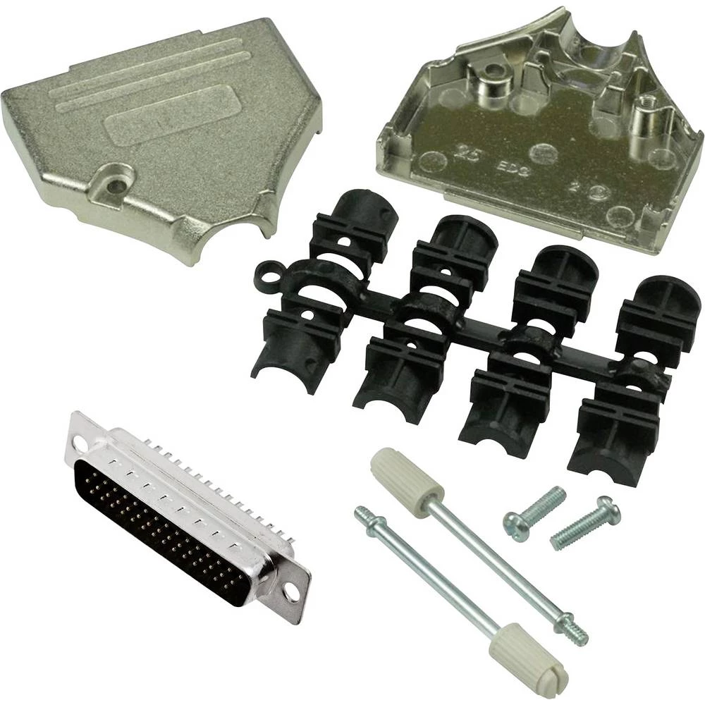 MH Connectors MHDTZK25HD44MS-K komplet D-Sub pinskih konektora 180 ° Broj polova (broj): 25 lemni kup 1 kom. slika