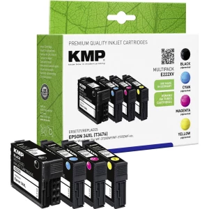 KMP kombinirano pakiranje tinte zamijenjen Epson T347634XL kompatibilan kombinirano pakiranje crna, cijan, magenta, žuta E222XV 1637,4005 slika