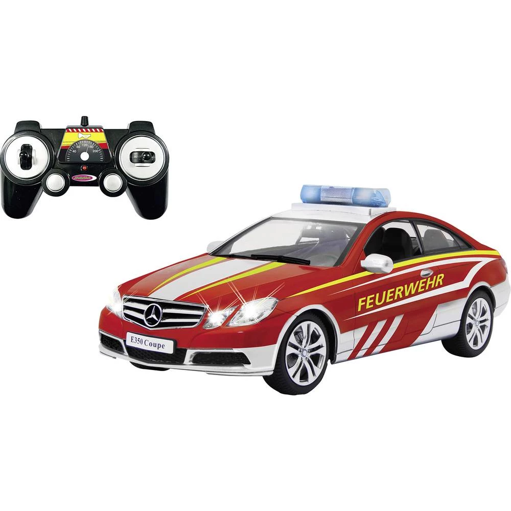 Jamara 405129 Mercedes E350 Coupe Feuerwehr 1:16 RC model automobila za početnike Električni Vozilo hitne službe slika