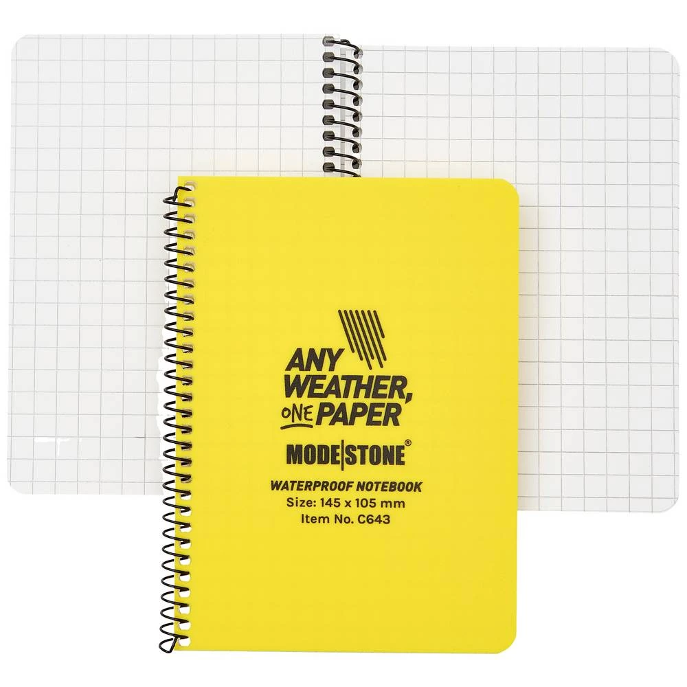 Modestone blok za pisanje 145x105 gelb30 Bl C643 upotrebljiv na obje strane žuta, bijela 145 x 105 mm kockasta Broj list slika