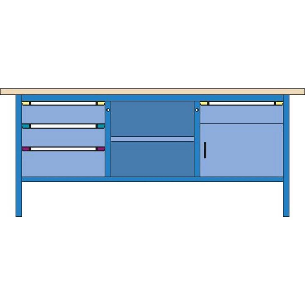 Thur-Metall 64836333_1339 radna tezga (Š x V x d) 2000 x 845 x 700 mm slika