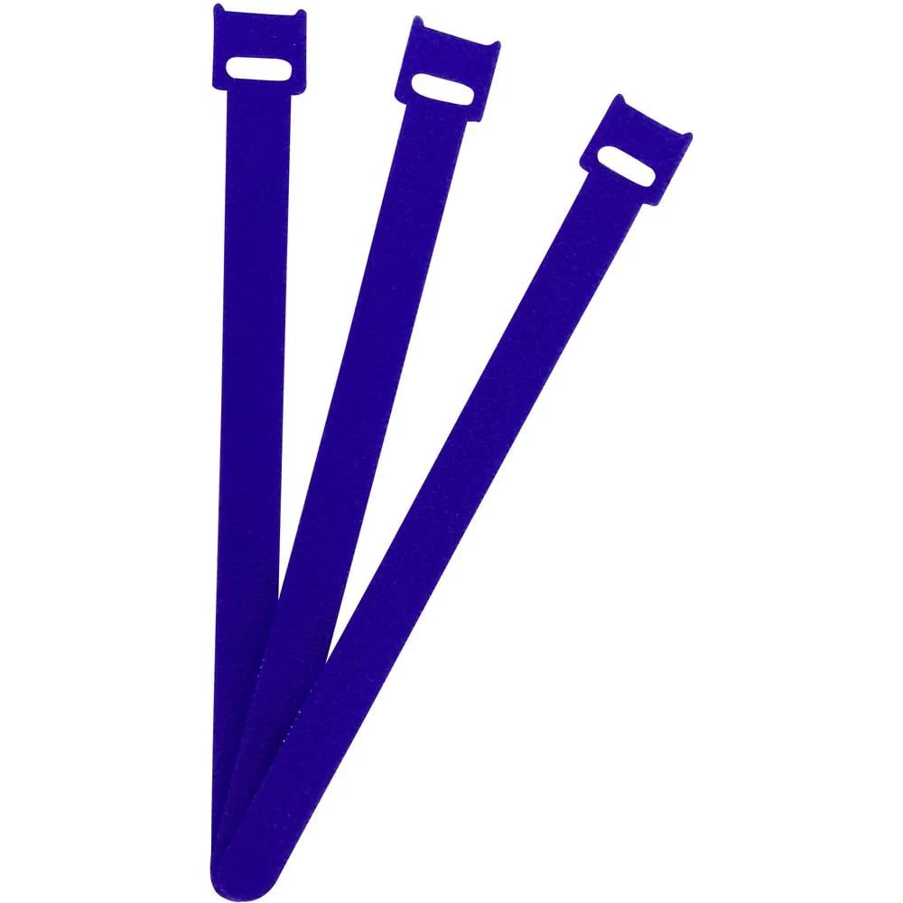 FASTECH® prianjajuća kabelska vezica za povezivanje grip i mekana vunena tkanina (D x Š) 200 mm x 13 mm plava boja 100 S slika