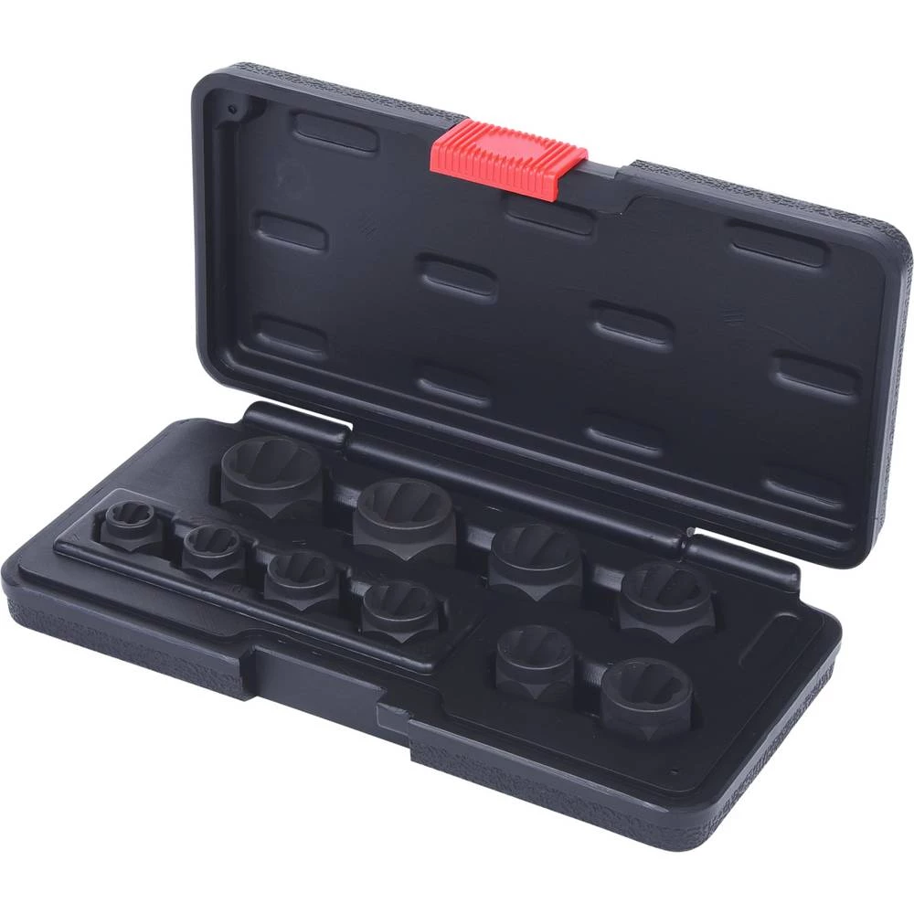 KS Tools 913.3880 Set spiralnih profilnih matica, 10 komada, M8-M19 slika