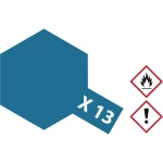 Tamiya akrilna boja metalik-plava (sjajna) X-13 staklena posuda 23 ml