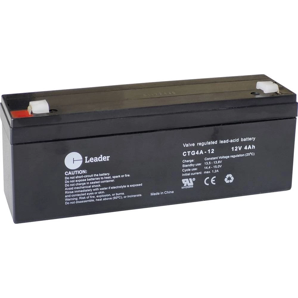CT Leader CTG4A-12 olovni akumulator olovno-koprenasti 4.0 Ah 12 V 1 kom. slika