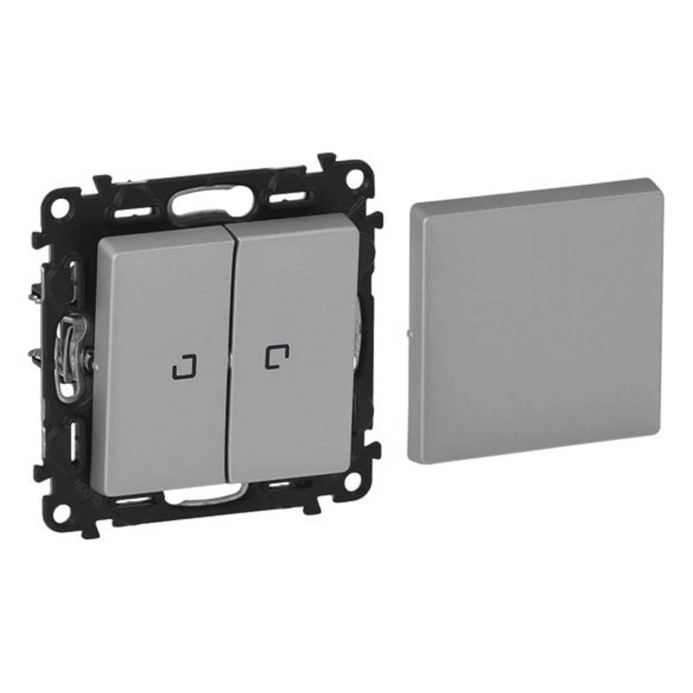 Legrand   izmjenični prekidač  Valena Life Allure aluminij boja 752322 slika