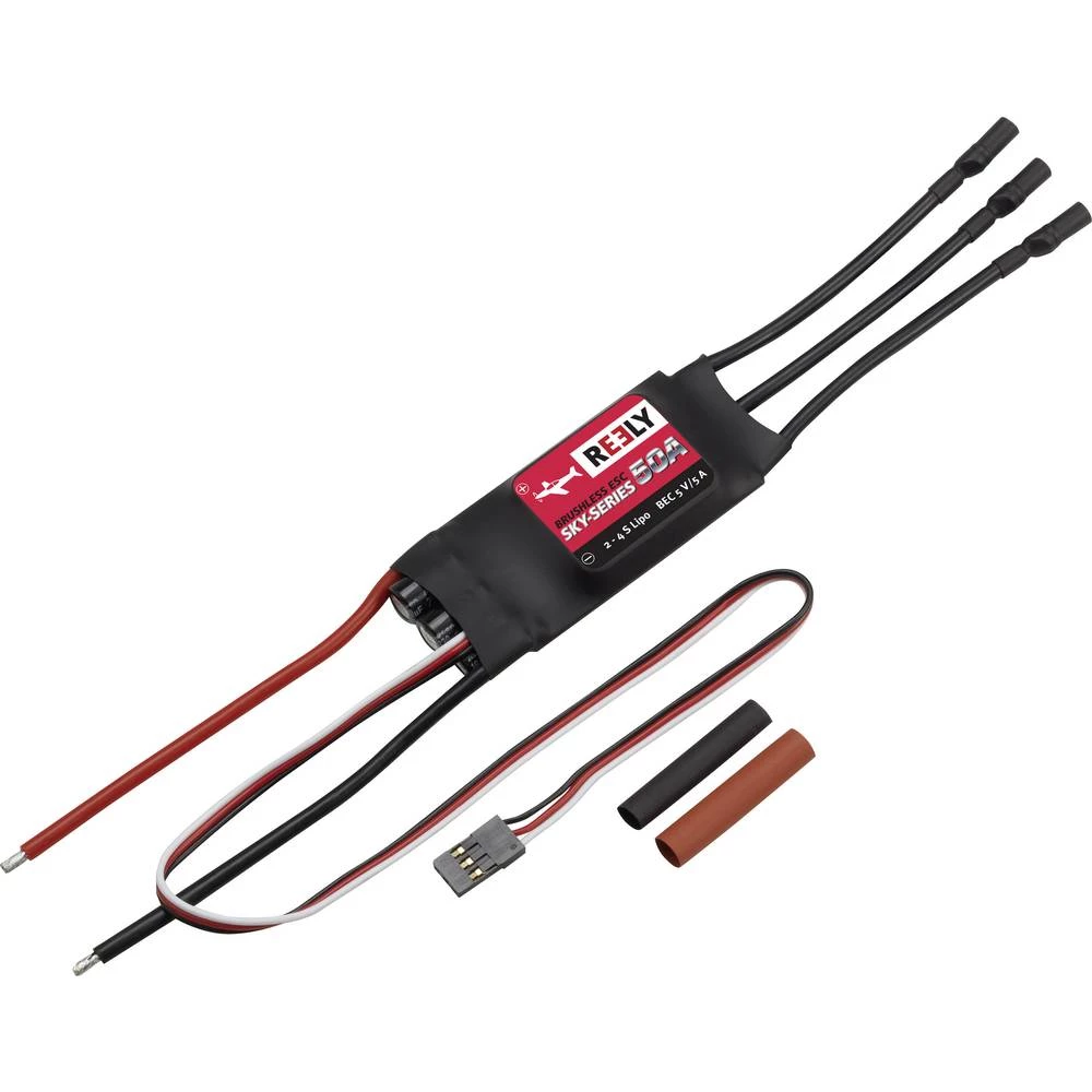 Regulator leta za Brushless modele aviona Reely Sky-Series 50A-UBEC Opteretivost (maks.): 65 A slika