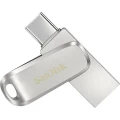 SanDisk Ultra Dual Luxe USB pomoćna memorija smartphone/tablet srebrna 64 GB USB-C™ USB 3.2 (1. gen.) slika