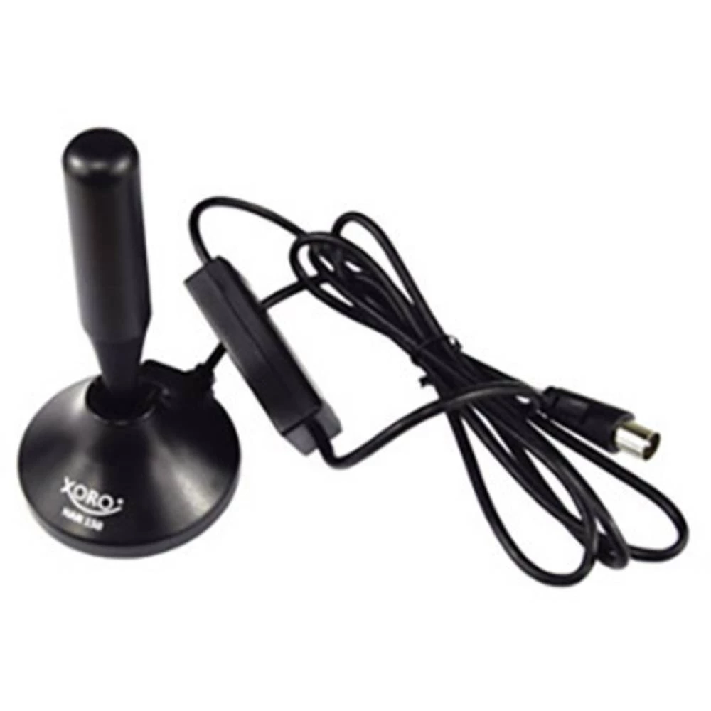 Aktivna DVB-T/T2 štap antena Xoro HAN 150 Unutrašnje područje Amplifikacija=20 dB Crna slika