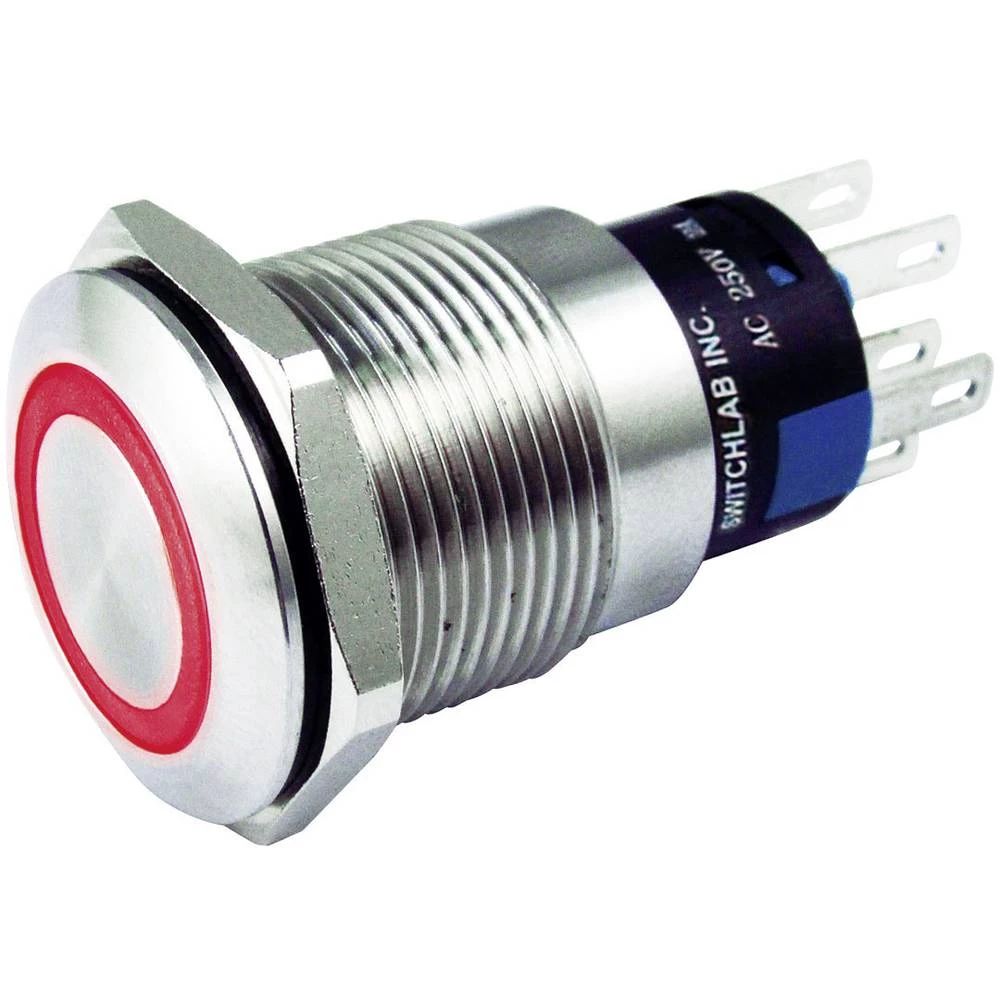 DECA F24S1-1233WFS002 Tlačno tipkalo sa zaštitom od vandalizma 250 V 5 A 1 x ON/(ON) IP67 vraća se u izsprijedai položaj 1 ST slika