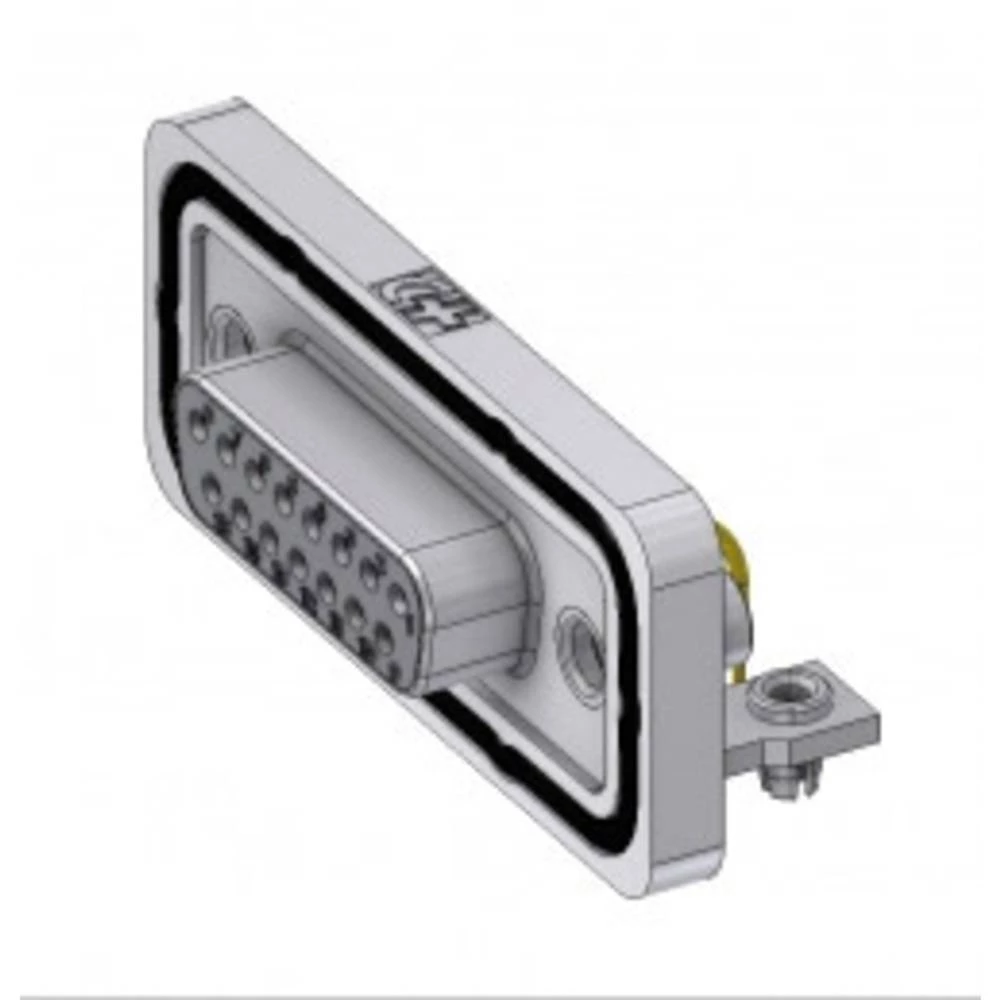 D-SUB priključak 90 ° Broj polova: 15 Lem, Pinovi DELTRON SWISS 1 ST slika