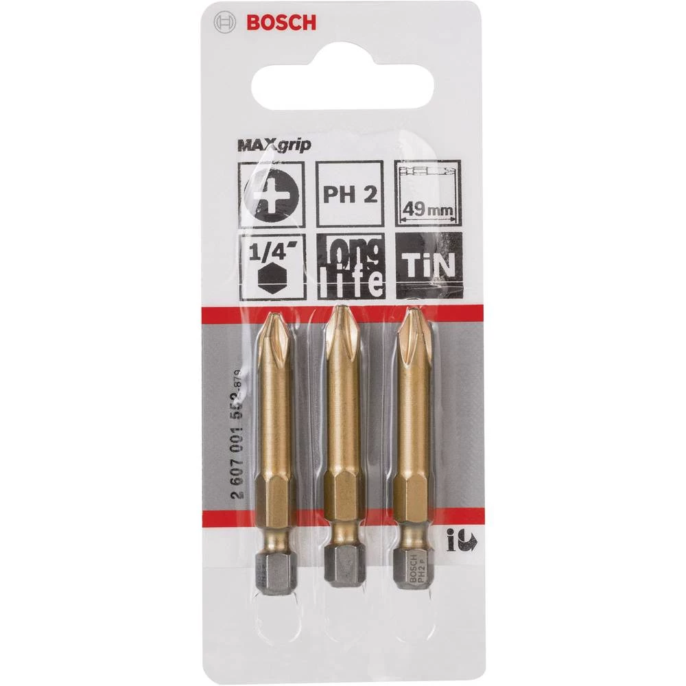 Bosch Accessories Bit izvijača Max Grip - PH 2, 49 mm 2607001552 dužina 49 mm slika