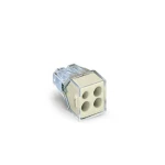 stezaljka za montažnu kutiju kruti: 0.75-2.5 mm² Broj polova (broj): 4 WAGO 1000 St. prozirna